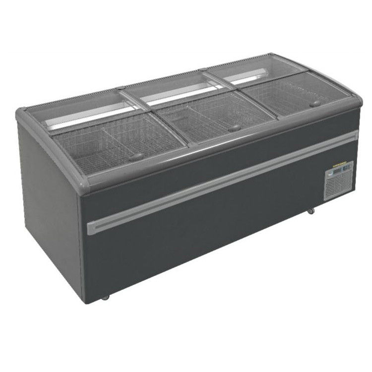 Commercial Single-Temperature Supermarket Island Freezer Supermarket Use Refrigeration Equipment Ice Cream Display Chiller Type
