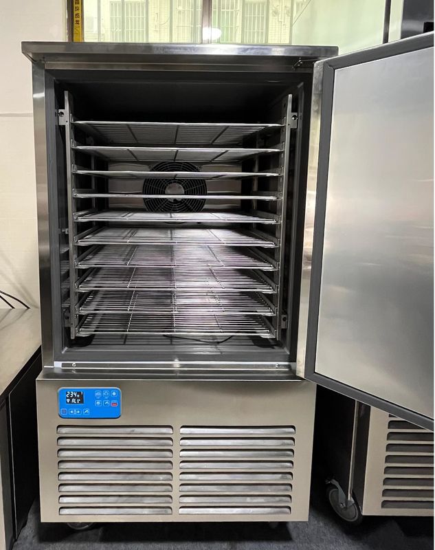 Commercial High Efficiency Blast Freezer Single-Temperature Shock Free Fan Cooling for Restaurants Food Refrigeration Equipment
