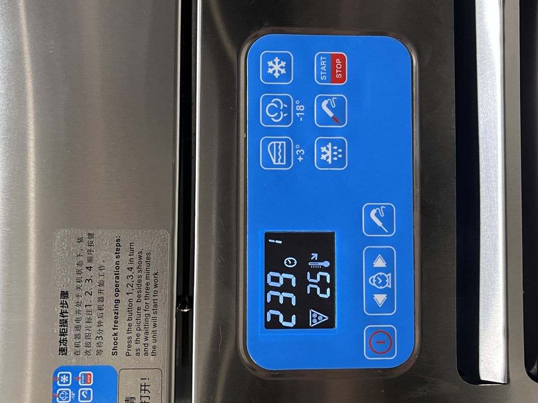 Commercial High Efficiency Blast Freezer Single-Temperature Shock Free Fan Cooling for Restaurants Food Refrigeration Equipment