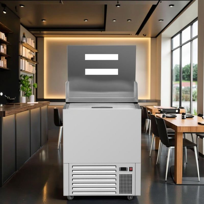 Professional Single Door Kitchen Refrigeration Equipment Quick Freezing Chiller for French Fries Fruit Milk New Made Water