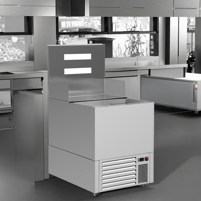 Professional Single Door Kitchen Refrigeration Equipment Quick Freezing Chiller for French Fries Fruit Milk New Made Water