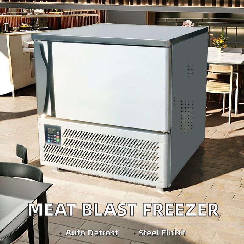 Single-Temperature Quick Freeze Blast Freezer Machine for Restaurant Kitchen Shock-Free Standing Blast Chiller for Meat Storage