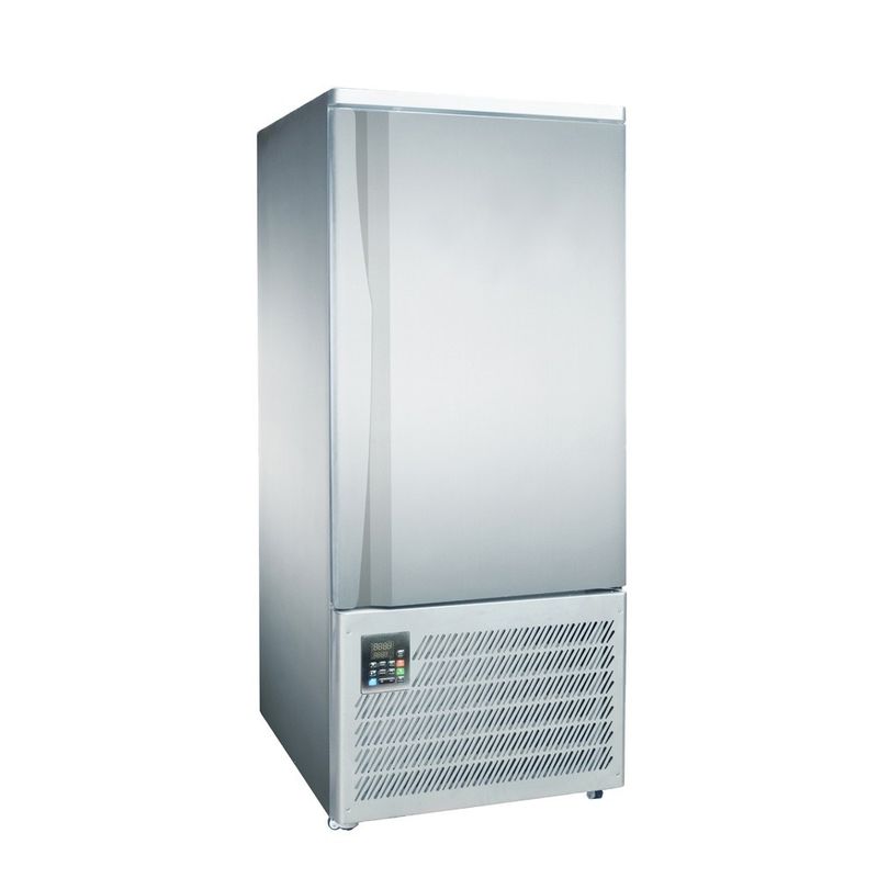 Commercial Stainless Steel LED Bar Blast Freezer Industrial Kitchen Rapid Cooling Equipment Displaying Frozen Food Ice Cream
