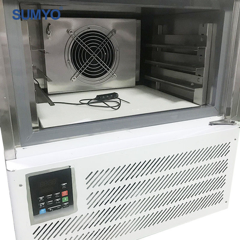 Stainless Steel 304 Commercial Tabletop Blast Chiller Deep Freezing for Fresh Meat and Etc Kitchen Refrigeration Equipment