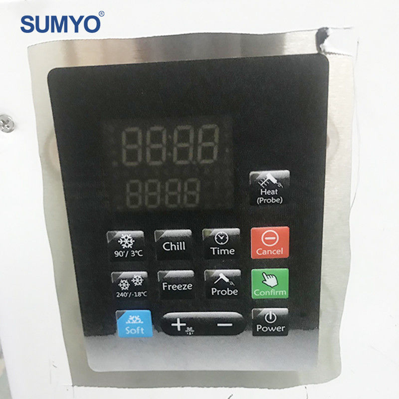 Stainless Steel 304 Commercial Tabletop Blast Chiller Deep Freezing for Fresh Meat and Etc Kitchen Refrigeration Equipment