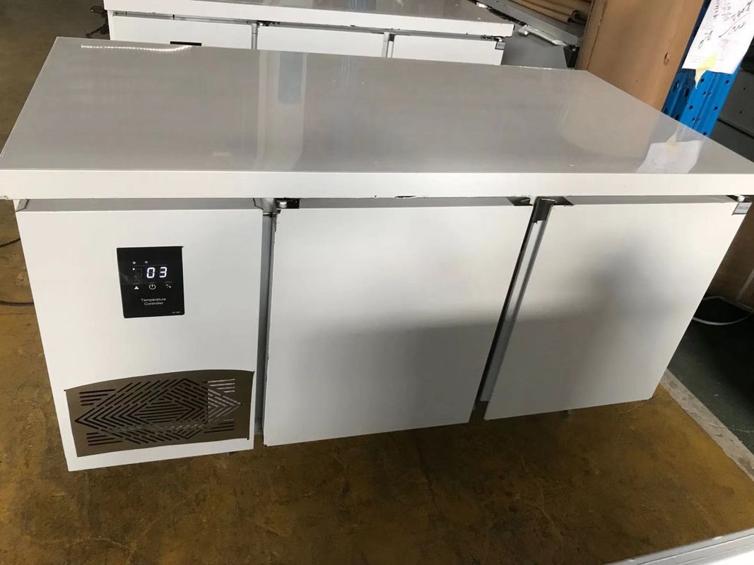 220V LED Single-Temperature Wine Cooler Freezer Open Door Design for Kitchen Storage in Restaurants Bars Supermarkets