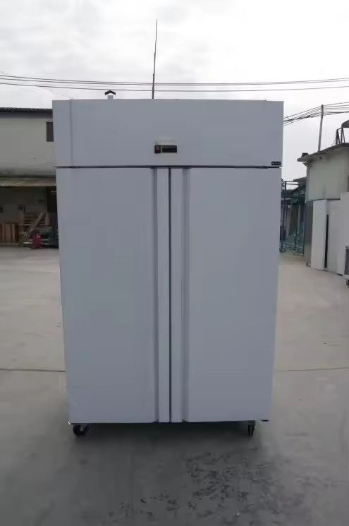 Commercial Kitchen Freezer Single Temperature Stainless Steel Double Door Refrigerator Air Cooled Refrigerator