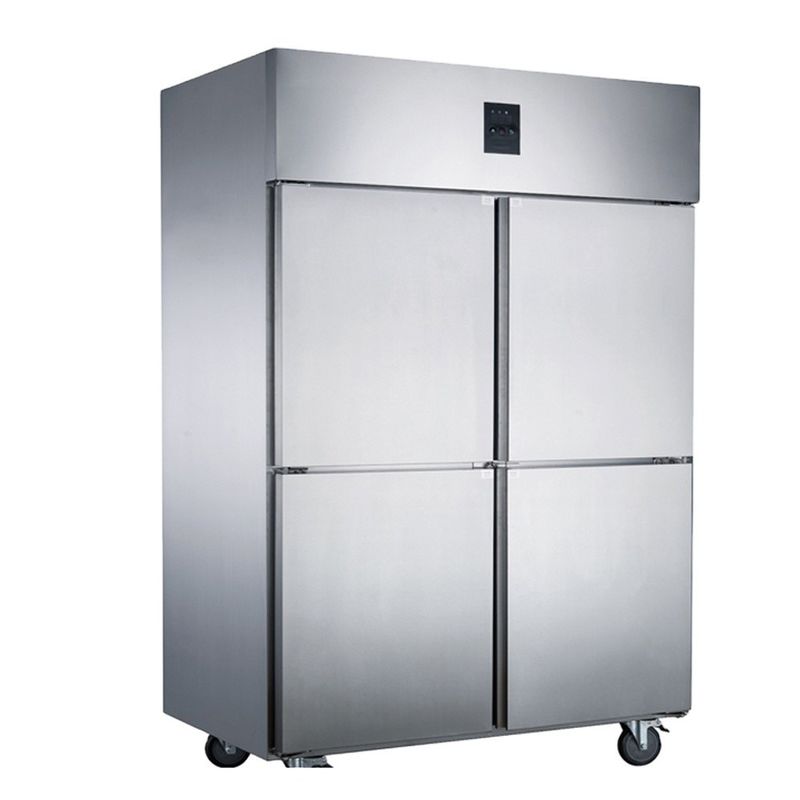 220V Digital Temperature Control Double-Temperature Kitchen Beverage Cooler LED Restaurant Air Compressor Refrigeration