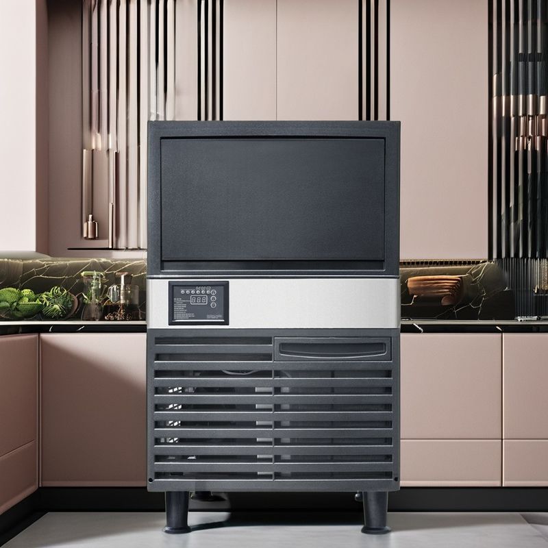 Commercial 191kg Automatic Block Ice Machine Home Business Refrigeration Equipment Fan Cooling ISO Certified Bar Application