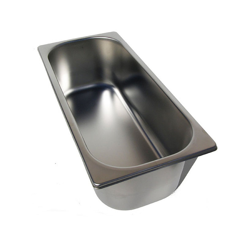 Commercial Stainless Steel Salad Table Pans202 Gelato Ice Cream Pan for Gelato/coffee Shop Buffet Restaurant Kitchen Accessories