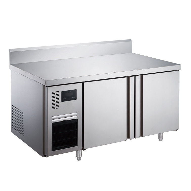 220V LED Freezer Refrigerator Air Cooling Open Door Design Single-Temperature Kitchen Storage for Drinks Wine Restaurant Use