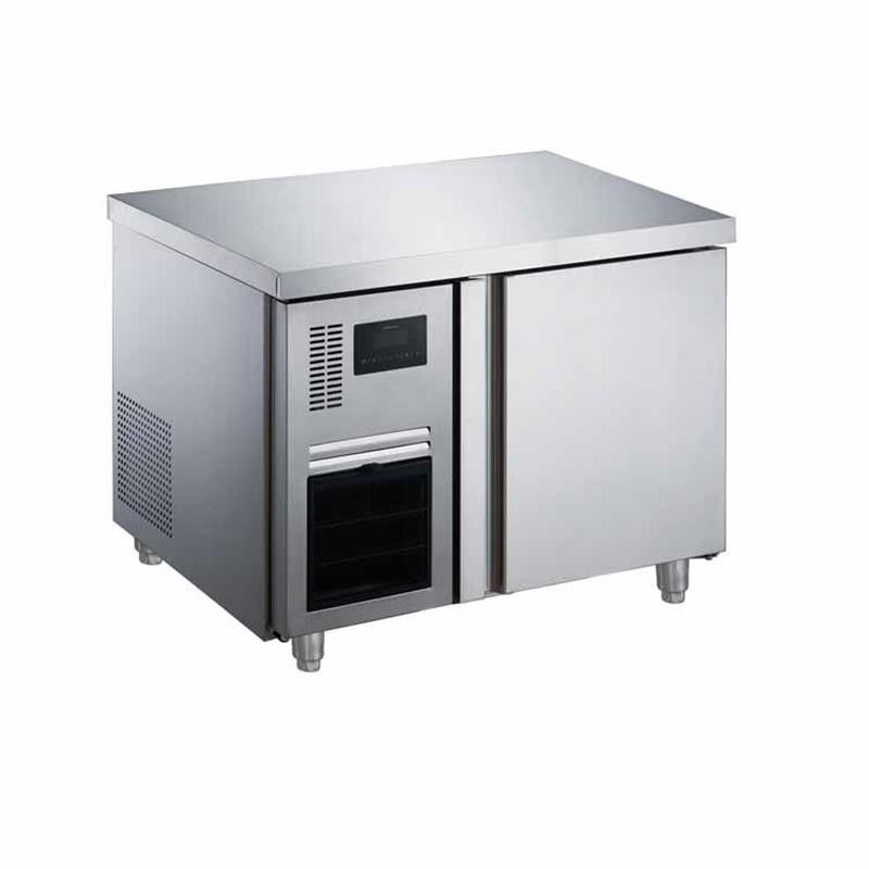 220V Single-Temperature Wine Cooler with LED Open Door Design Freezer Refrigerator for Kitchen Storage Restaurant Drink Storage