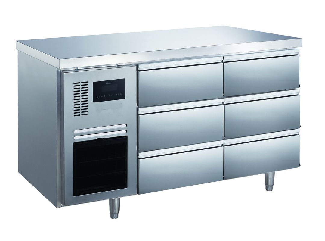 Commercial Single-Temperature Workbench Cooler Under Counter Freezer with Drawer for Supermarket and Store Applications