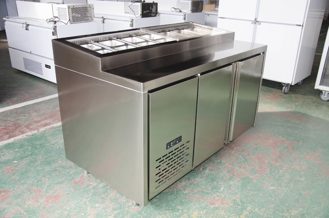 Factory Sale Pizza Sandwich Prep Table Refrigerated Commercial Counter Salad bar Refrigerator Equipment for Salad