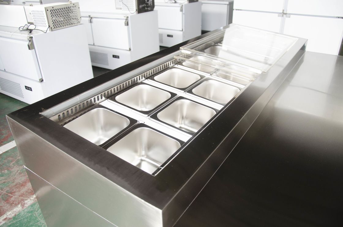 Factory Sale Pizza Sandwich Prep Table Refrigerated Commercial Counter Salad bar Refrigerator Equipment for Salad