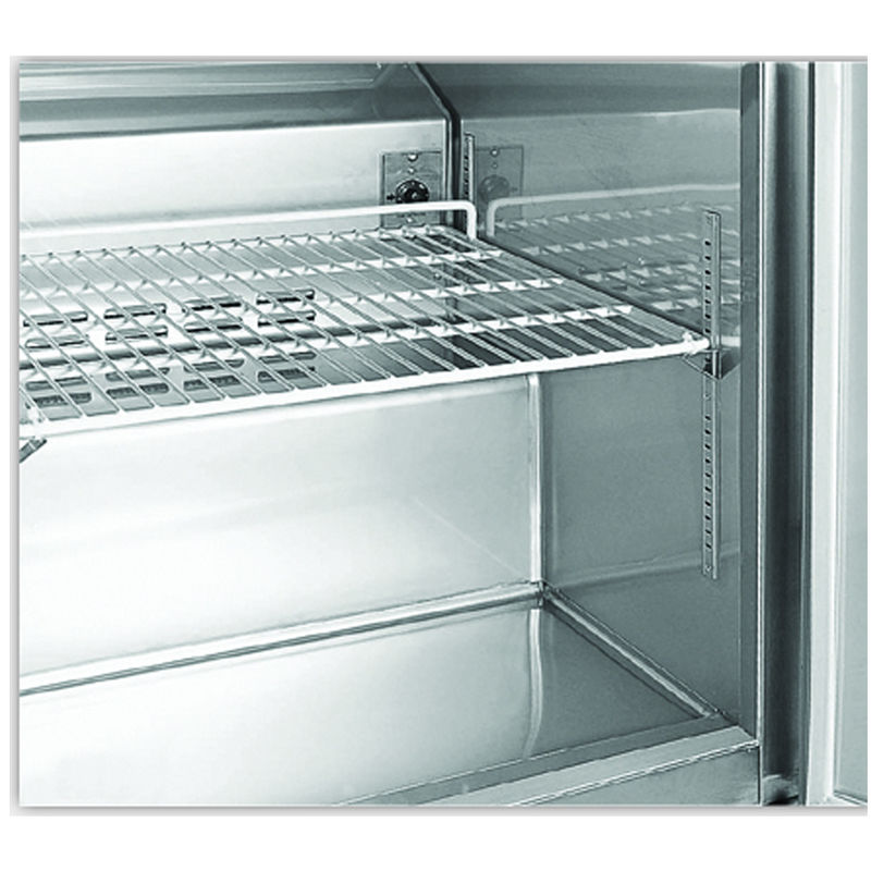 Commercial Kitchen Equipment 3 Door Stainless Steel 201/304 Refrigerator Prep Table Fridge Pizza Counter Chiller