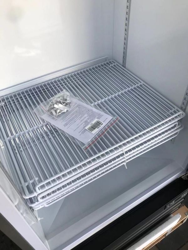Commercial 4-Door Glass Refrigerator Cooling Beverage Display Showcase for Supermarket Beverage Chiller Equipment