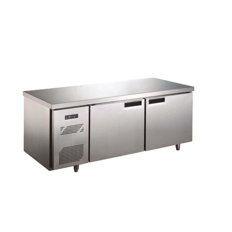Commercial Kitchen Undercounter Refrigerator Single-Temperature Air Cooler ETL Certified for Display in a Working Bench