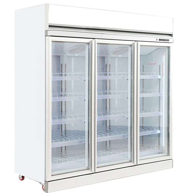 Commercial Glass Door Display Showcase Drink  Beverage Cooler Commercial Display Fridge Display Freezers
