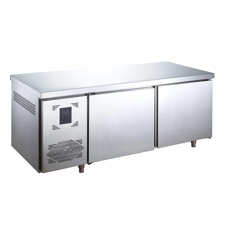 Automatic Defrost Chiller Stainless Steel Refrigerator Table for Pizza and Pastries at Hotel/Restaurant