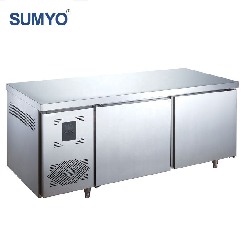Automatic Defrost Chiller Stainless Steel Refrigerator Table for Pizza and Pastries at Hotel/Restaurant
